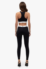 sustainable-legging-black/white-3 | Lumiere Paris